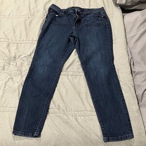 Simply Vera Vera Wang Dark Blue Skinny Jeans